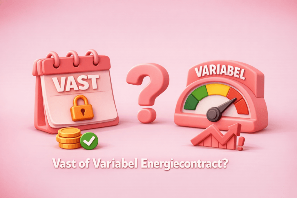 Vast of variabel energiecontract Vast of variabel energiecontract vast of variabel energiecontract de verschillen