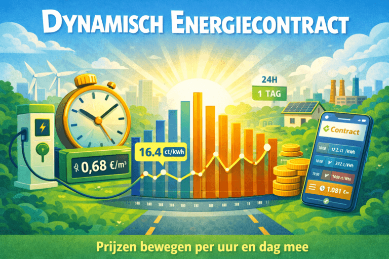 Bij een dynamisch energiecontract betaal je de actuele energieprijzen op de markt
