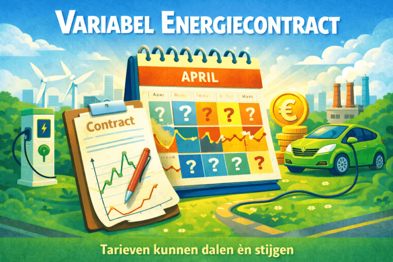 bij een variabel energiecontract kunnen tarieven dalen en stijgen